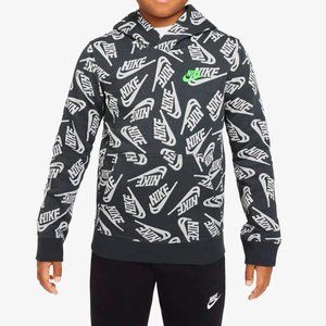 NWT Nike NSW Pullover All Over Print Hoodie